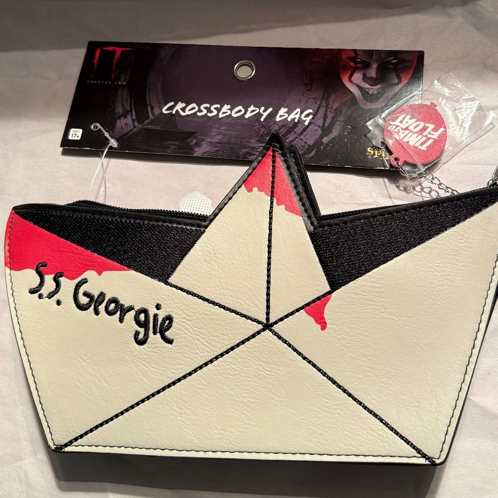SS Georgie IT Movie Purse Crossbody Bag Sailboat Pennywise Spirit Halloween